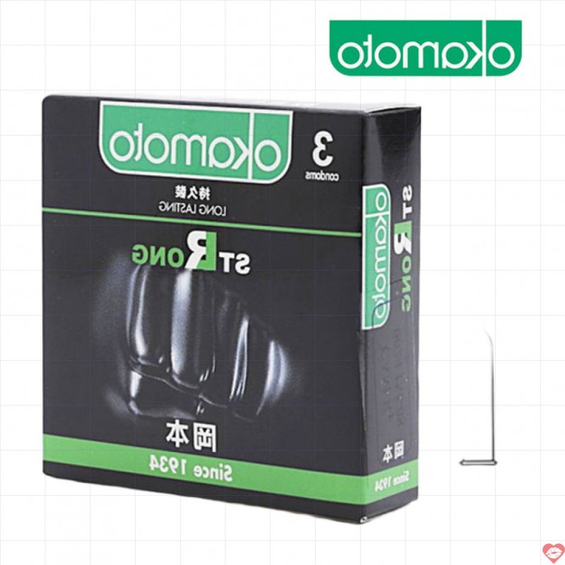 Bao cao su Okamoto kéo dài thời gian siêu mỏng cảm giác thật 3 chiếc 