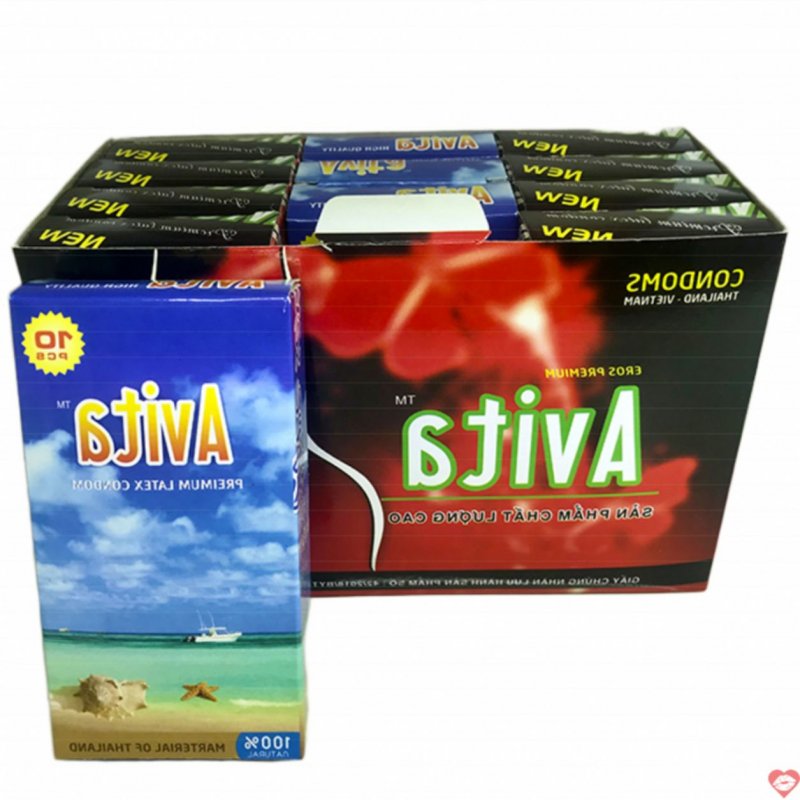 Bao cao su Avita siêu mỏng trơn hộp 120 cái giá tốt 