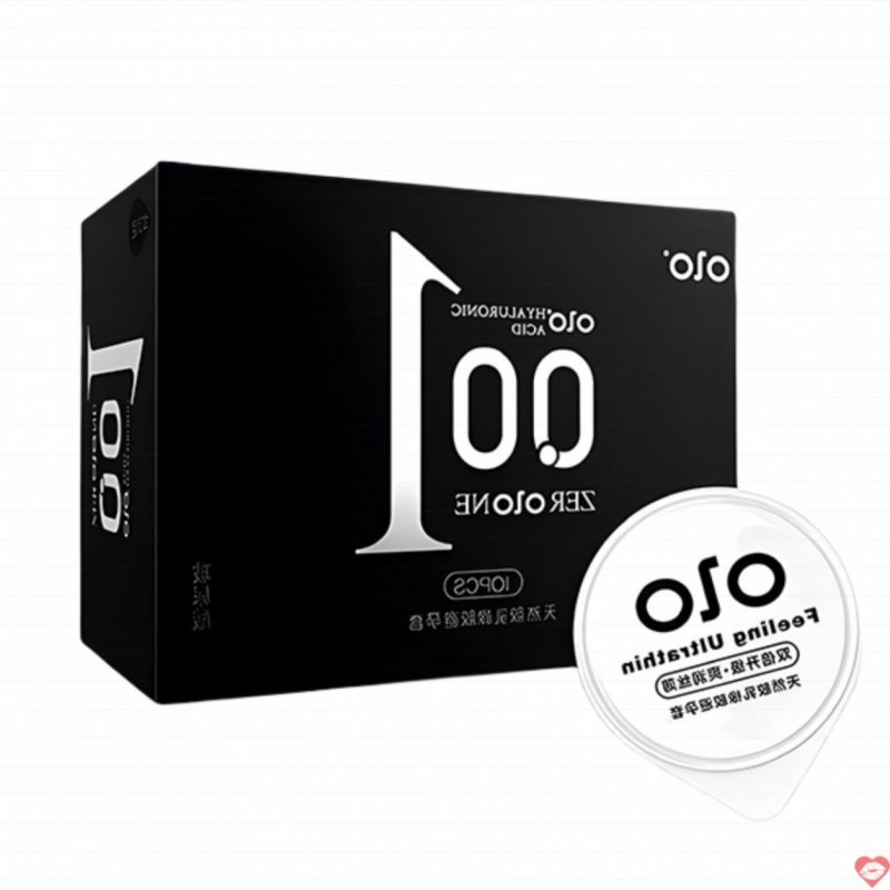 Bao cao su Olo đen siêu mỏng 0.01 Hộp 10c mềm mượt an toàn 