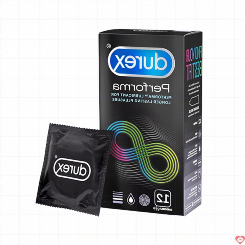Bao cao su Durex Performa 12s tăng cường kéo dài quan hệ bền lâu 