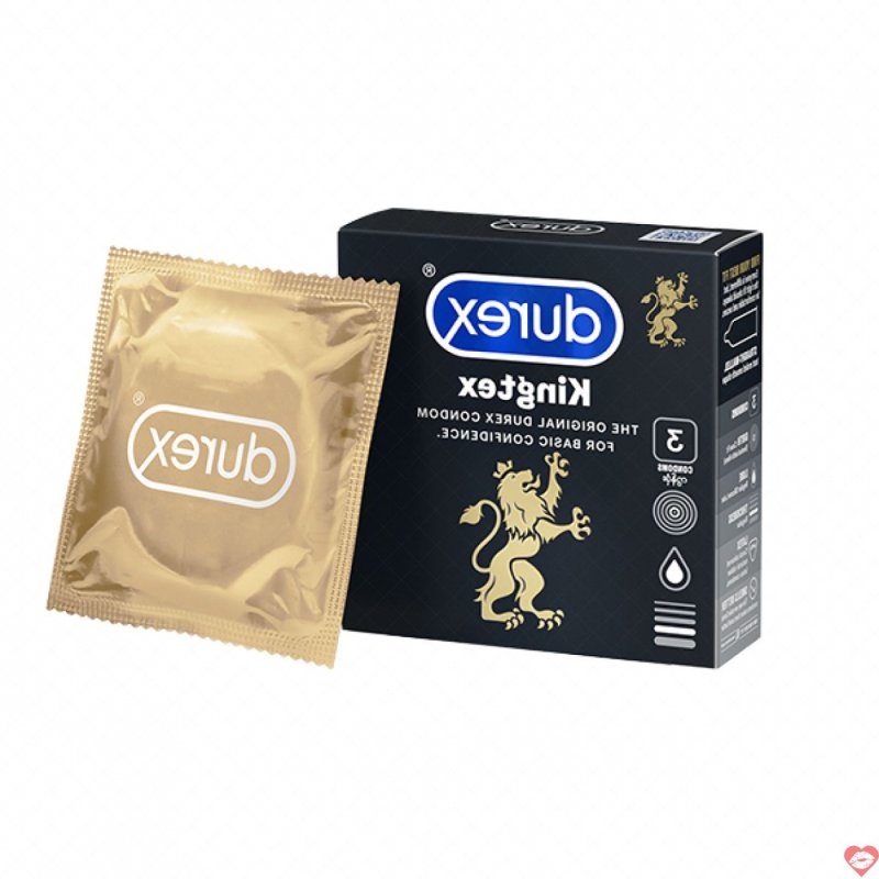 Bao cao su Durex Kingtex size nhỏ ôm sát hương thơm tự nhiên 3 chiếc 
