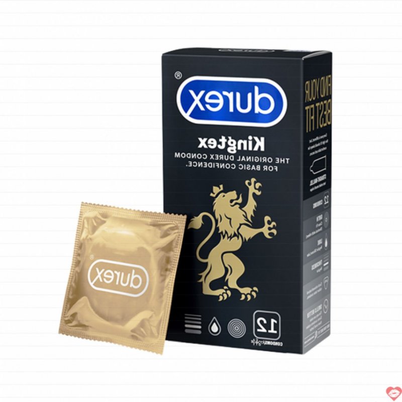 Bao cao su Durex Kingtex size nhỏ 12 cái ôm khít an toàn 