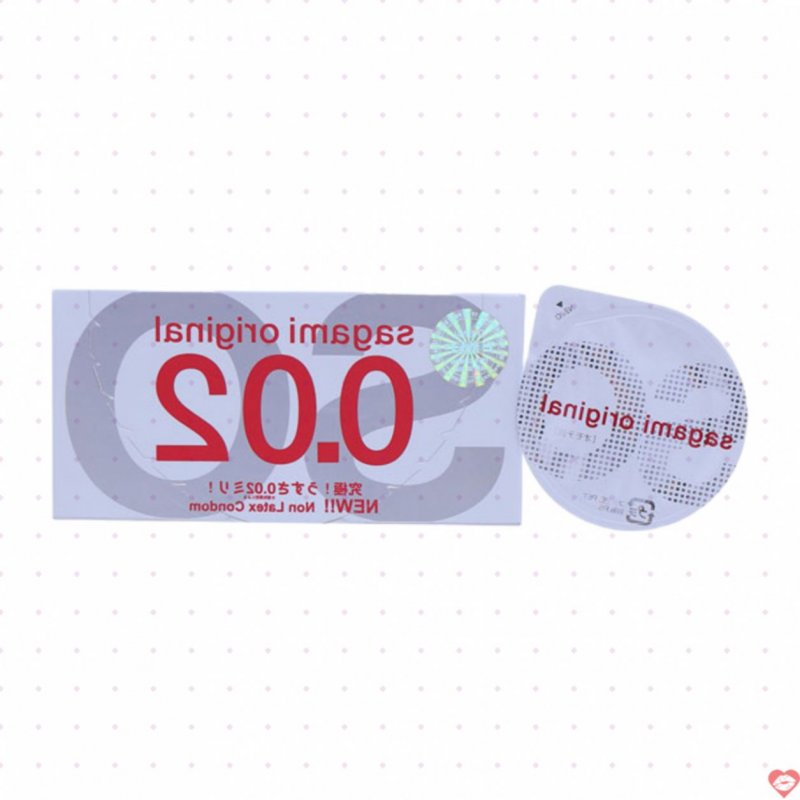 Bao cao su Sagami Original 0.02 siêu mỏng bền dai cao cấp 