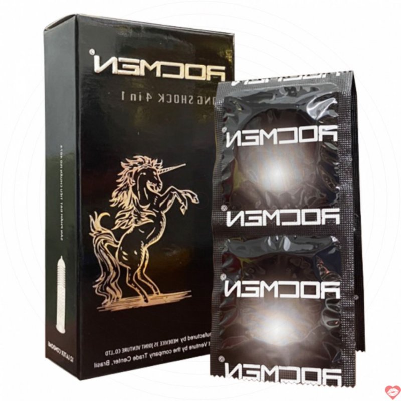 Bao cao su Rocmen 4in1 gai chống xuất tinh sớm kéo dài thời gian quan hệ 