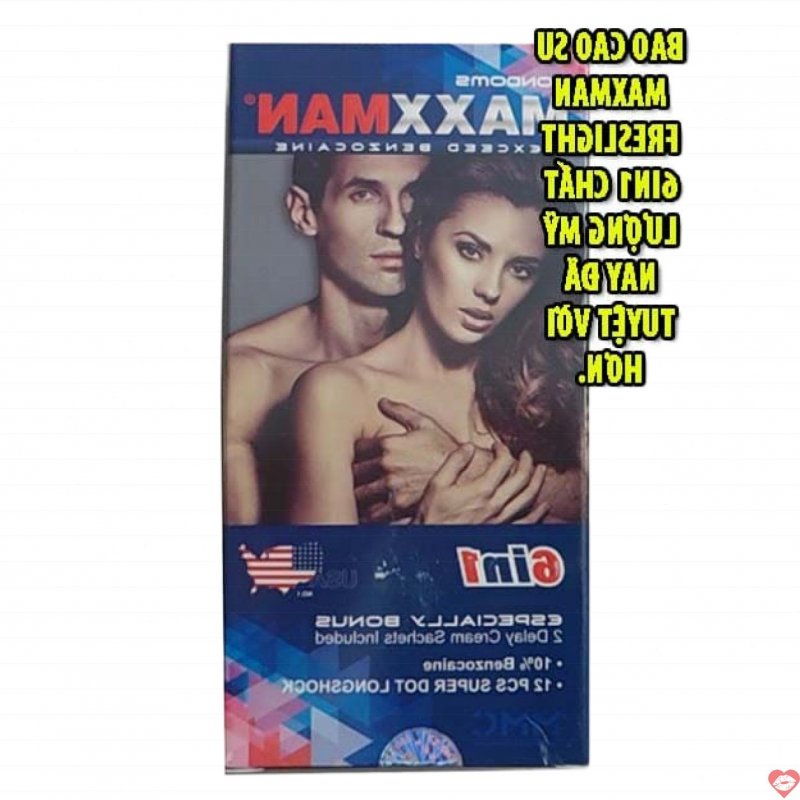 Bao cao su Maxman 6in1 USA chất lượng siêu mỏng, kéo dài thời gian 
