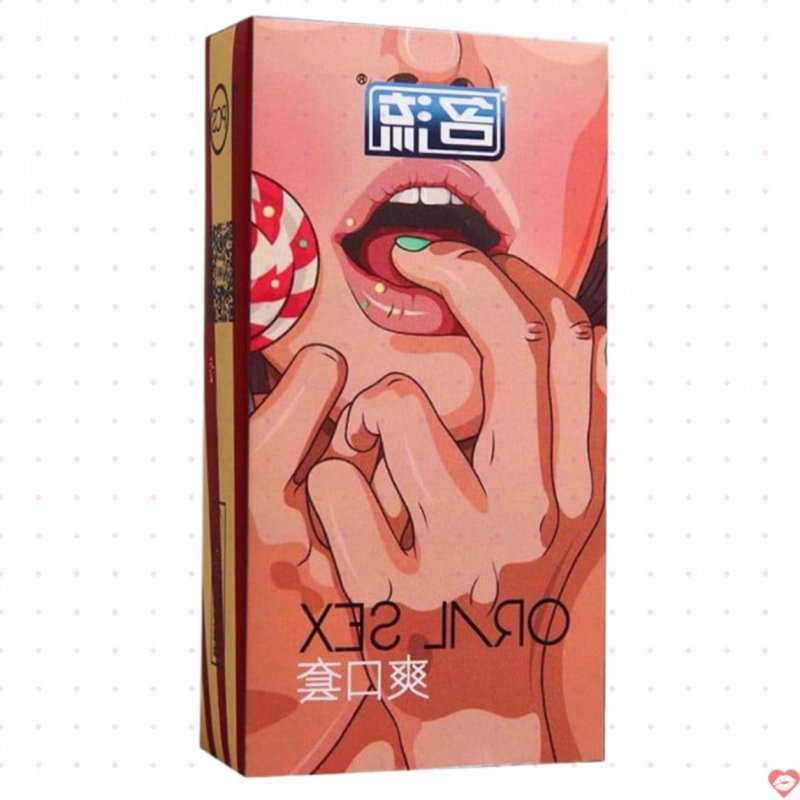 Bao cao su hương cherry quan hệ bằng miệng an toàn kích thích 