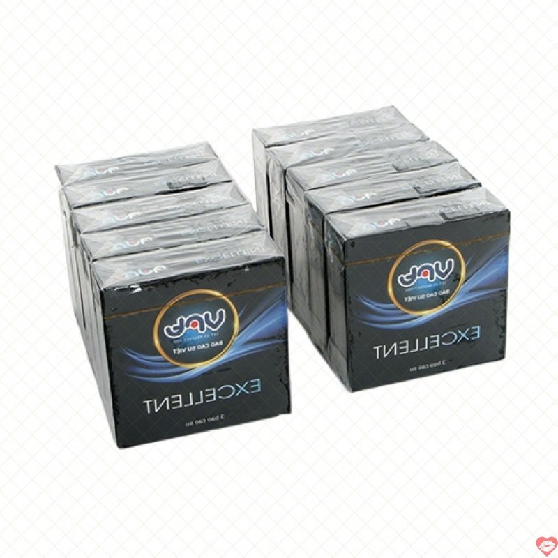 Bao Cao Su VRT Đen Mỏng 0.06mm Siêu Bền Hộp 3 Chiếc Giá Tốt 