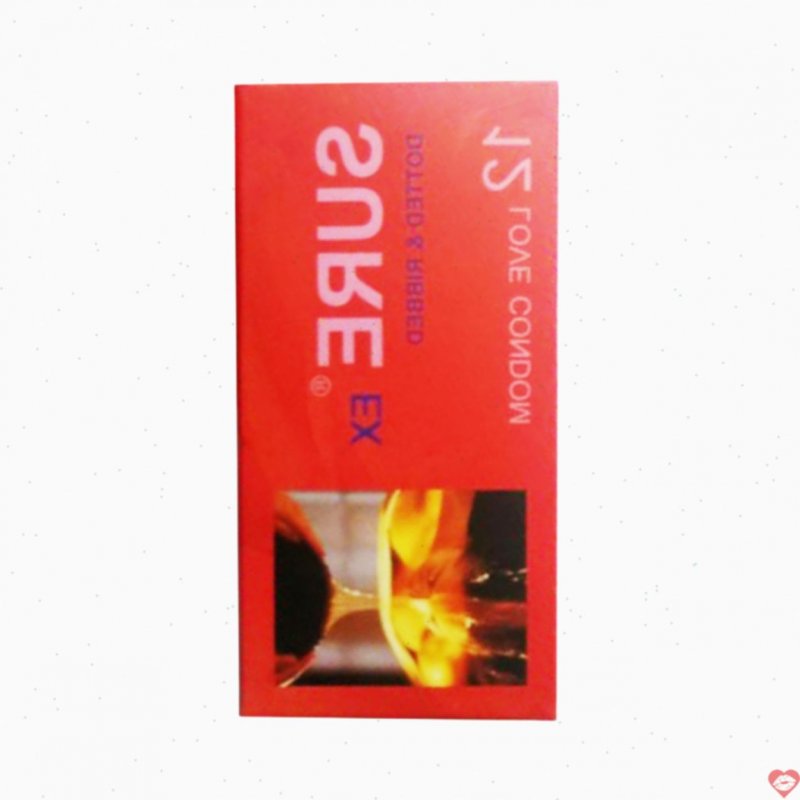 Bao Cao Su Sure Đỏ Trơn Mịn Siêu Mỏng Hộp 12 Giá Tốt 