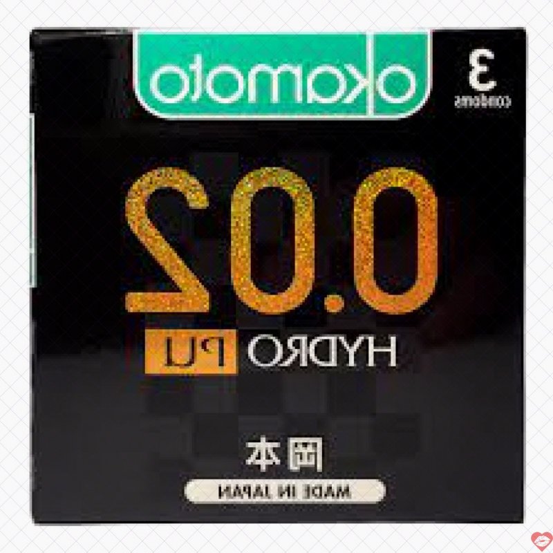 Bao Cao Su Okamoto 0.02 PU Siêu Mỏng Truyền Nhiệt Nhanh Hộp 3 Cái