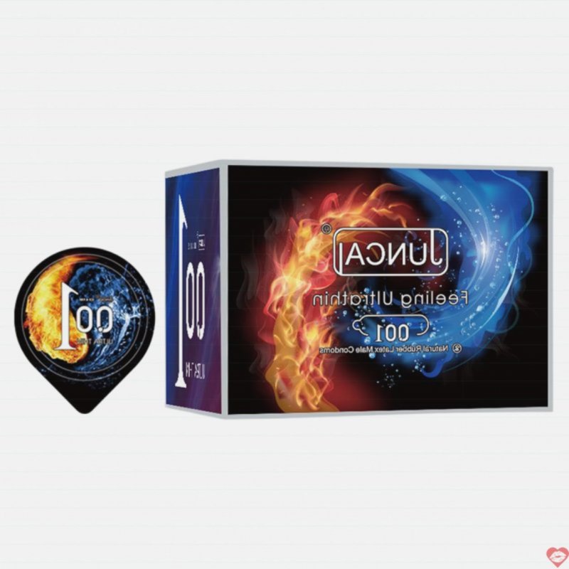 Bao Cao Su Juncai Ice & Fire Siêu Mỏng Hộp 10 Chiếc