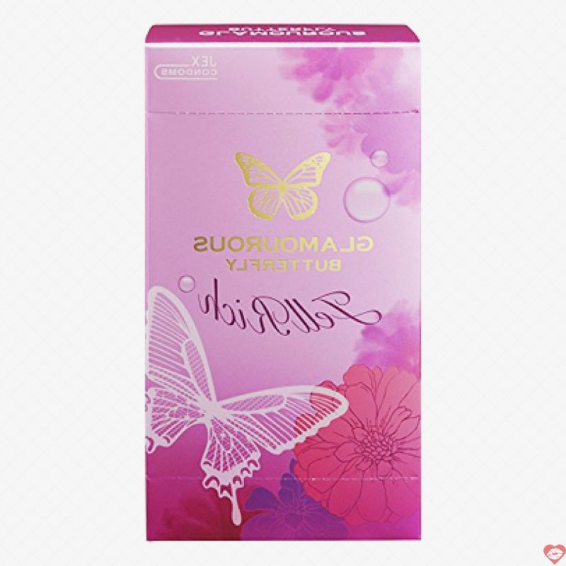 Bao Cao Su Jex Glamourous Butterfly Jell Rich Siêu Mỏng 8s