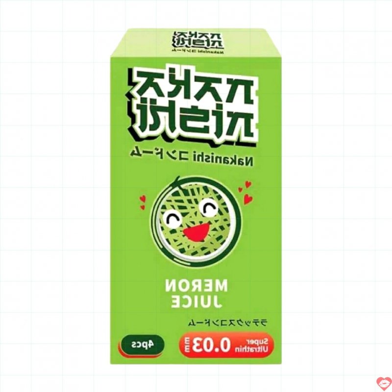 Bao cao su Nakanishi siêu mỏng hương dưa lưới hộp 4 cái an toàn 