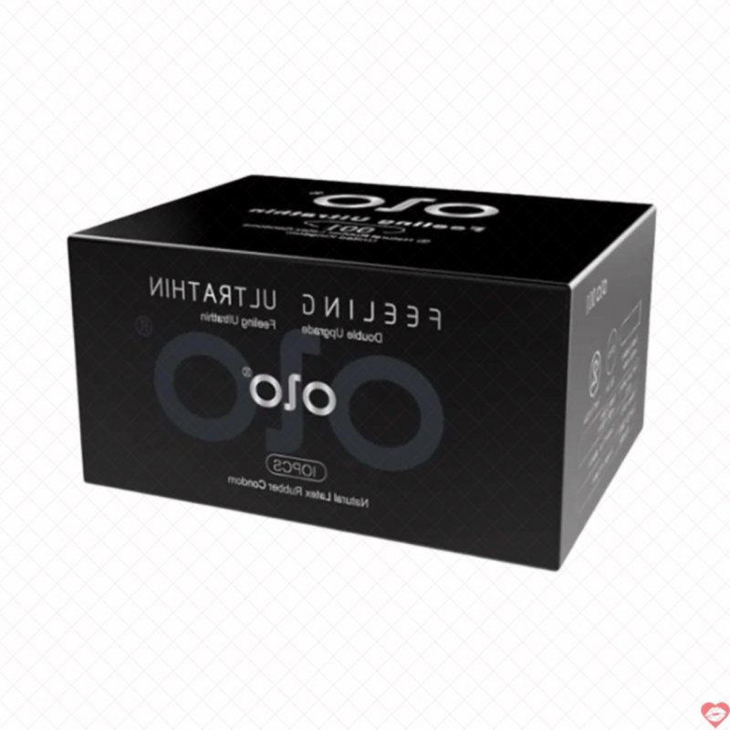 OLO Đen 0.01 siêu mỏng thơm vani hộp 10 cái khuyến mãi 
