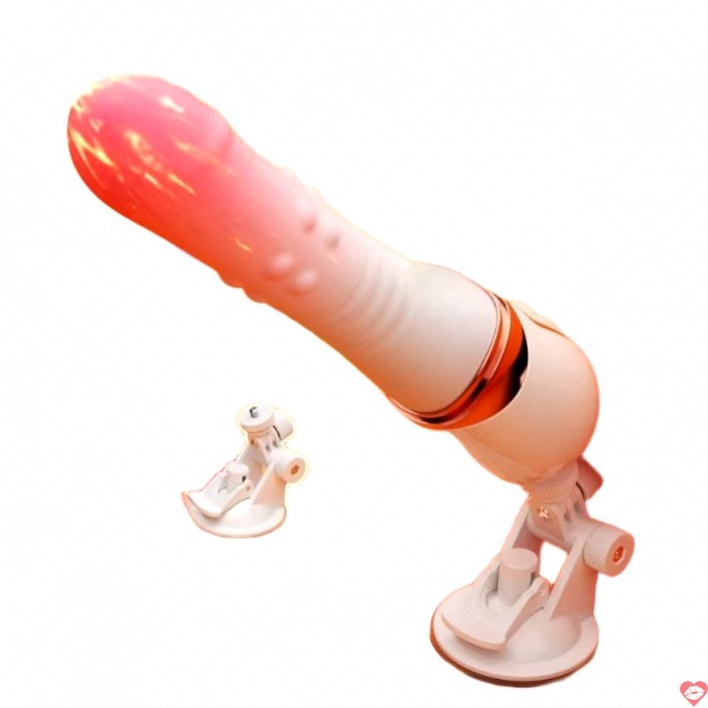 Đồ chơi người lớn rung thụt gắn tường đế tháo gỡ silicon 