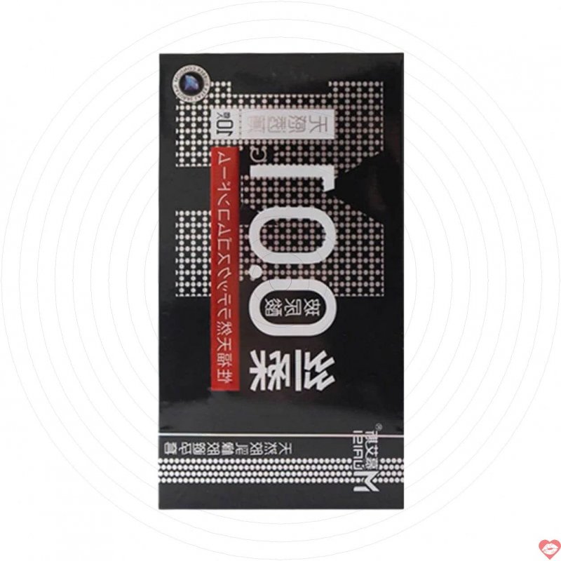 Bao cao su Muaisi 0.01 Đen siêu mỏng căng tràn cảm xúc hộp 10 cái 