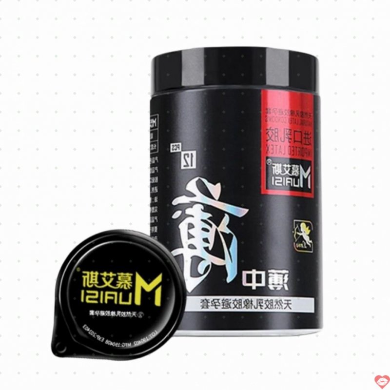 Bao cao su Muaisi Imported Latex Black mỏng mịn hộp 12 siêu bôi trơn giá tốt 