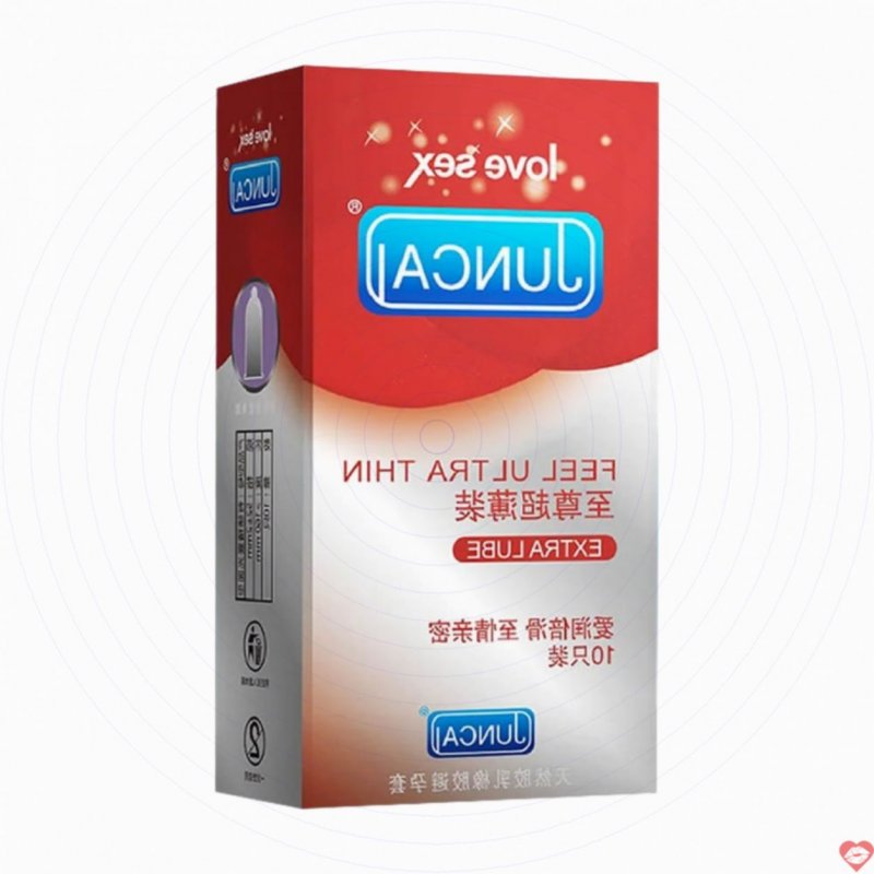 Bao cao su Juncai siêu mỏng gel bôi trơn hộp 10 cảm giác tự nhiên 