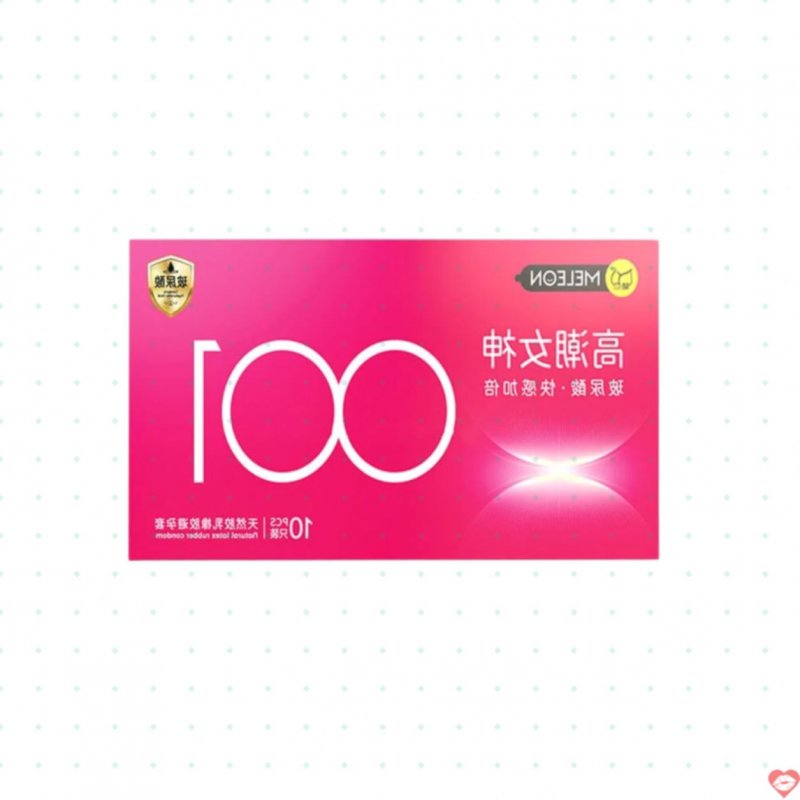 Bao cao su Meleon 001 Pink siêu mỏng gel HA dưỡng ẩm hộp 10 cái 