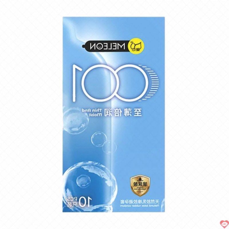 Bao cao su Meleon 001 siêu mỏng ẩm mượt hộp 10 cái an toàn kích thích 