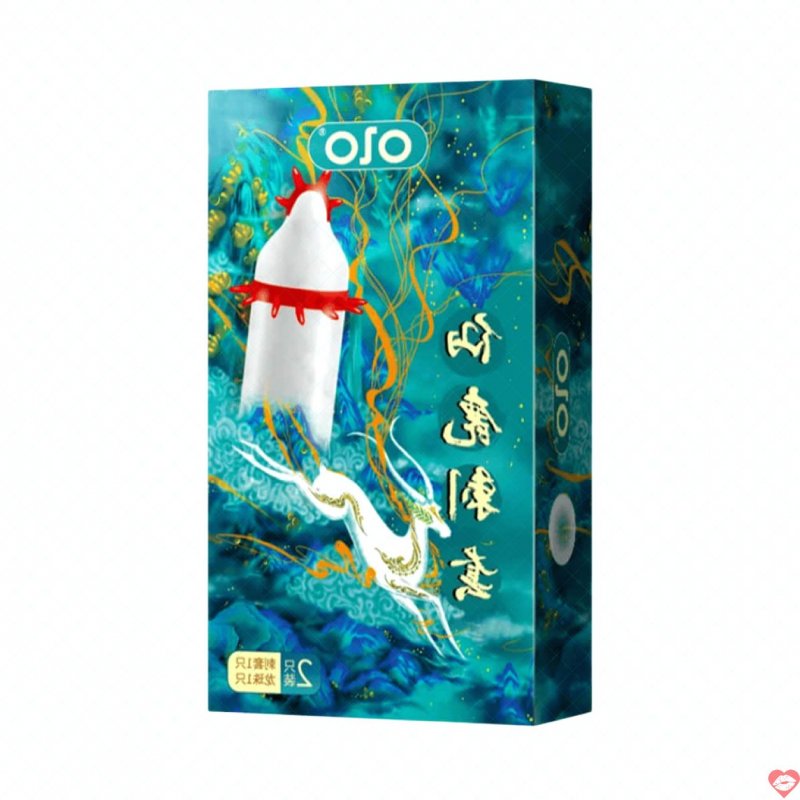 Bao cao su gai đầu OLO Nai tăng khoái cảm sâu Hộp 1 chiếc bi silicon 