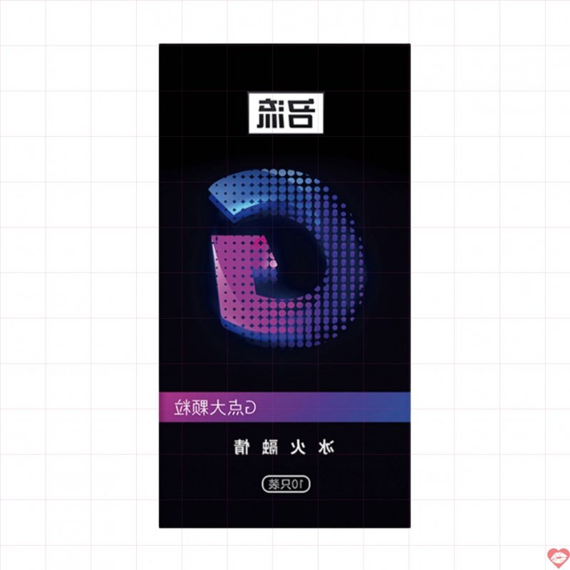 Bao cao su Mingliu G Tím bạc hà mát lạnh điểm nổi hộp 10 cái 