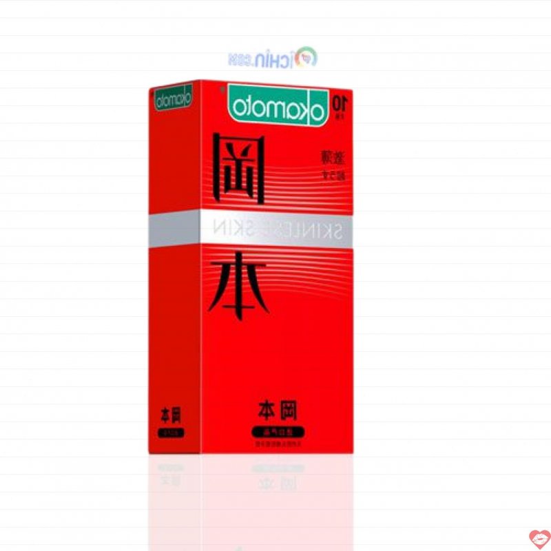 Okamoto Super Thin Nhật Bản siêu mỏng, hộp 10 cái, cảm giác chân thực 