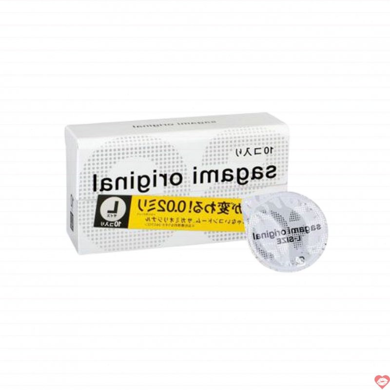 Sagami Original 0.02mm Size L Hộp 10 Cái Siêu Mỏng An Toàn Nhật 