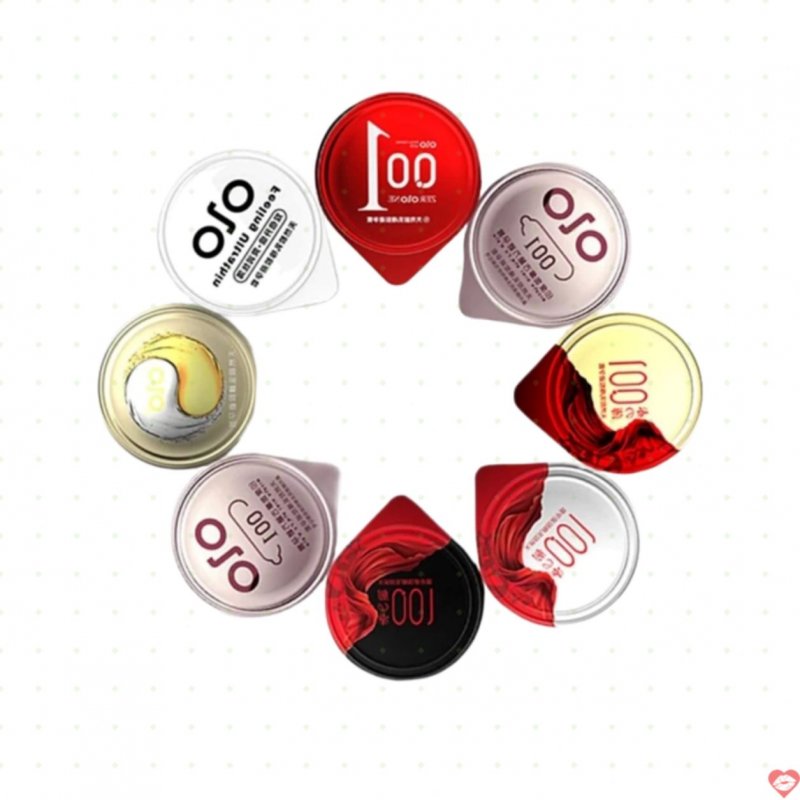 Bộ 3 bao cao su OLO siêu mỏng 0.01 an toàn thoải mái 