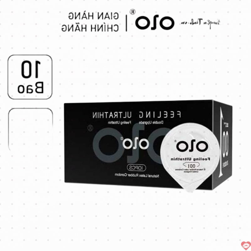 Bao cao su Olo đen siêu mỏng an toàn bảo vệ sức khỏe dễ chịu 