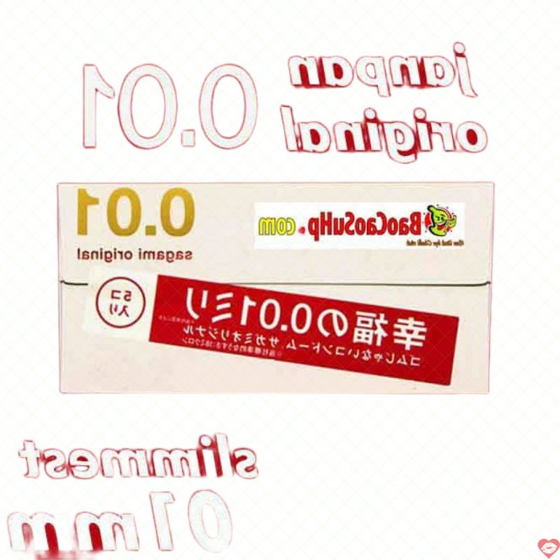 Bao cao su Sagami 001 siêu mỏng giá tốt cảm giác thật 