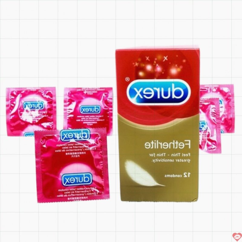 Bao cao su Durex Fetherlite siêu mỏng 12 chiếc, an toàn, mềm mại 