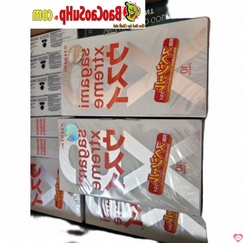 Bao cao su Sagami siêu mỏng 0.03mm mượt mà cảm giác thật 