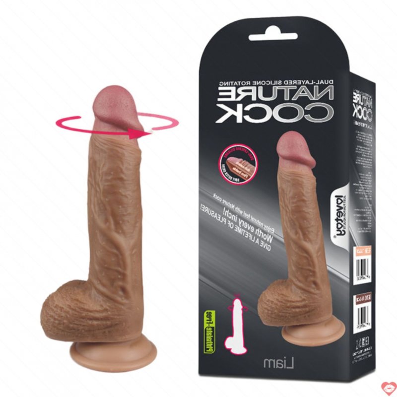 Dương vật siêu mềm rung ngoáy siêu thật Lovetoy Nature Cock Liam