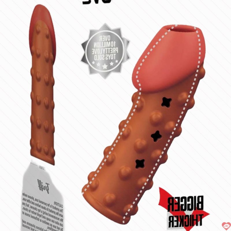 Bao Cao Su Đôn Dên Hở Đầu Có Gai PRETTY LOVE  Silicone
