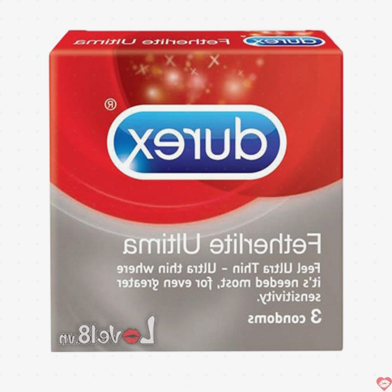 Bao Cao Su Durex Fetherlite Ultima Siêu Mỏng Hộp 3 Cái, Bảo Vệ An Toàn 