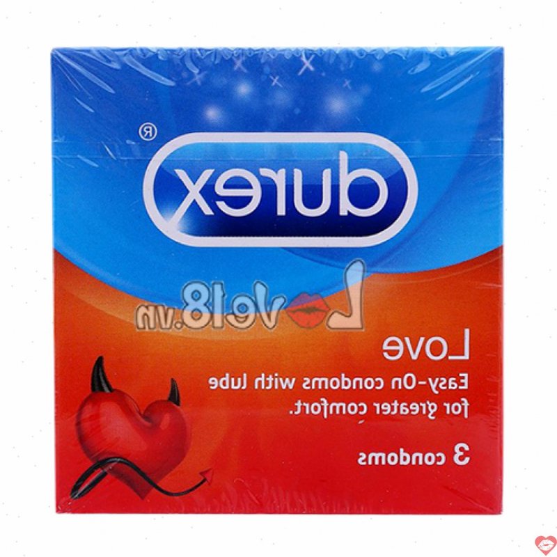 Bao cao su Durex Love bôi trơn kéo dài cảm xúc thăng hoa 