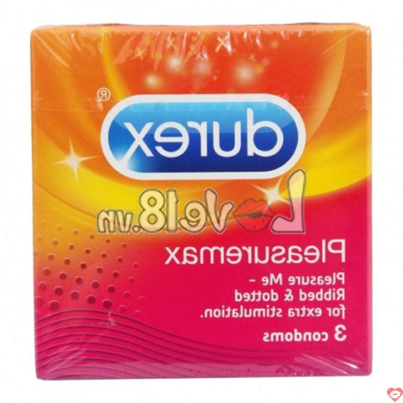 Bao Cao Su Gân Gai Durex Pleasuremax Hộp 3 Cái Tăng Khoái Cảm An Toàn 
