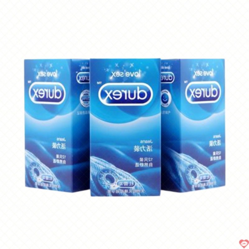 Bao cao su Durex nhiều gel bôi trơn êm ái an toàn phòng tránh 