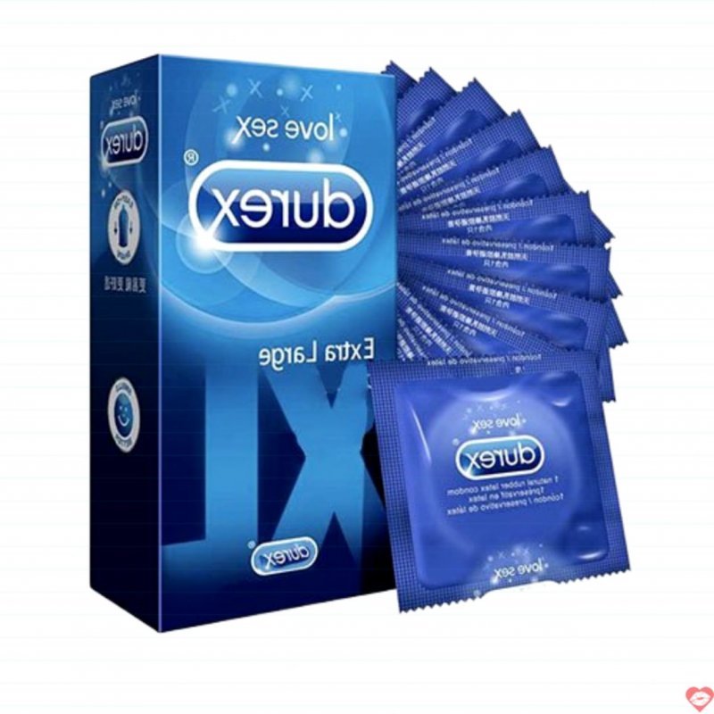 Bao cao su Durex Extra Large XL siêu mỏng ngừa thai an toàn 