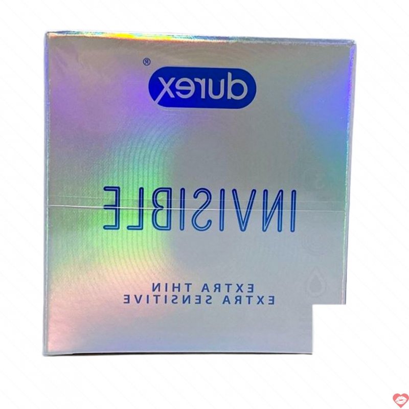 Bao cao su Durex Invisible mỏng nhẹ an toàn trải nghiệm tuyệt 