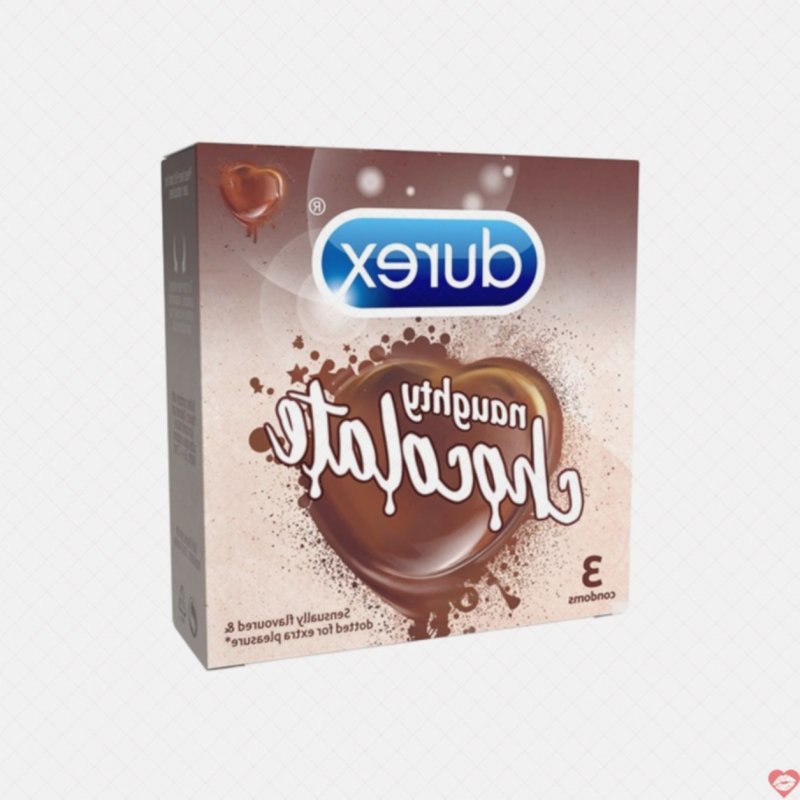 Durex Naughty Chocolate bao cao su gai nhỏ hương socola mượt mà 