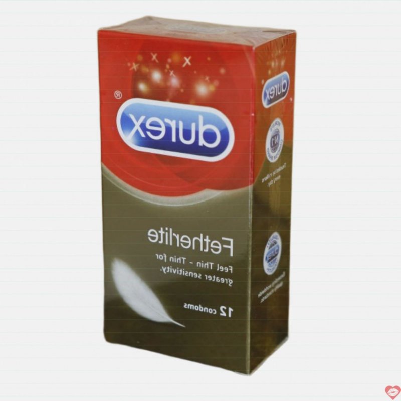 Bao cao su Durex Fetherlite Thin siêu mỏng, cảm giác thật, hộp 12s 