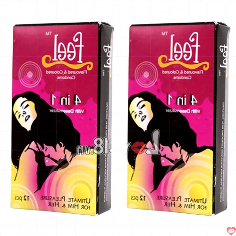 Bao Cao Su Kéo Dài Feel Hương Dâu Hộp 12 Chống Sốc An Toàn 