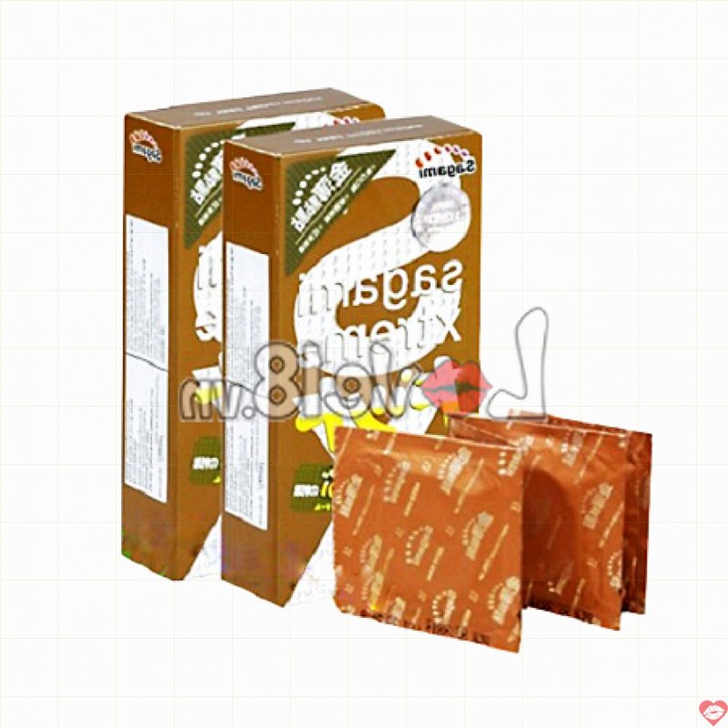 Bao Cao Su Gai Siêu Mỏng Nhật Bản Sagami Xtreme 10 Cái 