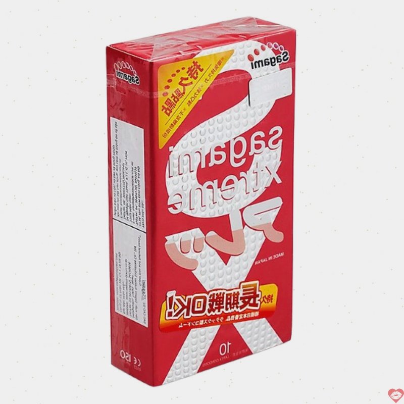 Bao Cao Su Sagami Xtreme Feel Long 10s Siêu Mỏng Gân Gai Tăng Hưng Phấn 