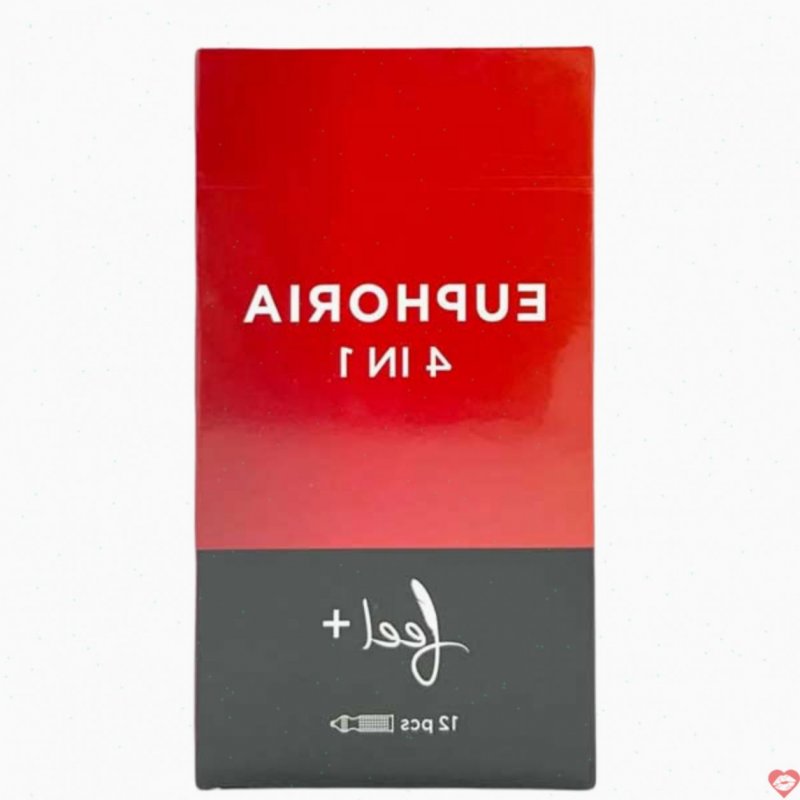 Feel Euphoria 4 in 1 Gân gai kéo dài thời gian Hương dâu hấp dẫn 