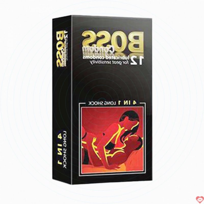 Bao cao su Boss 4in1 gai gân kéo dài quan hệ an toàn 52mm 