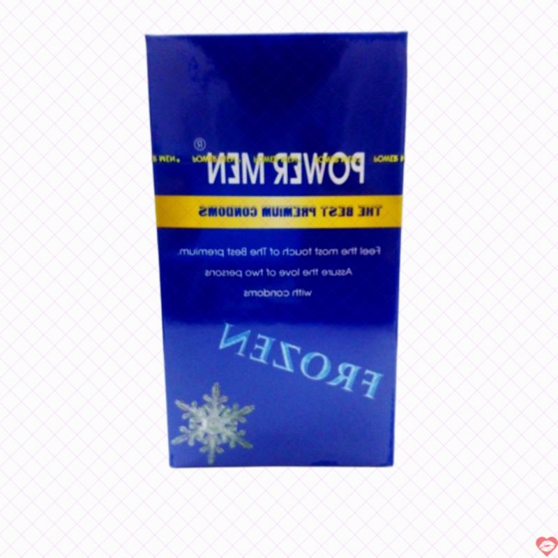 Bao cao su gai gân Power Men Frozen bạc hà mát lạnh kích thích 