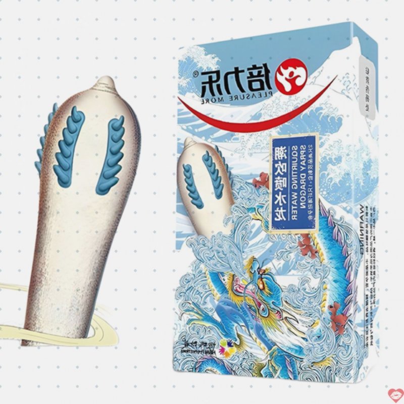 Bao cao su gai râu xoắn dọc HBM 2 chiếc tăng khoái cảm nam 