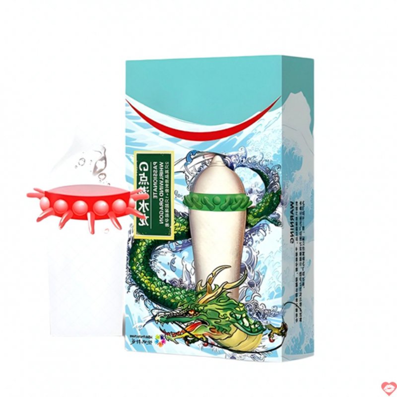 Bao cao su gai rồng thiêng HBM tăng khoái cảm, hộp 2 cái 